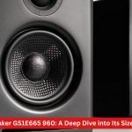 Unveiling the Speaker GS1E665 960: A Deep Dive into Its Size and Performance